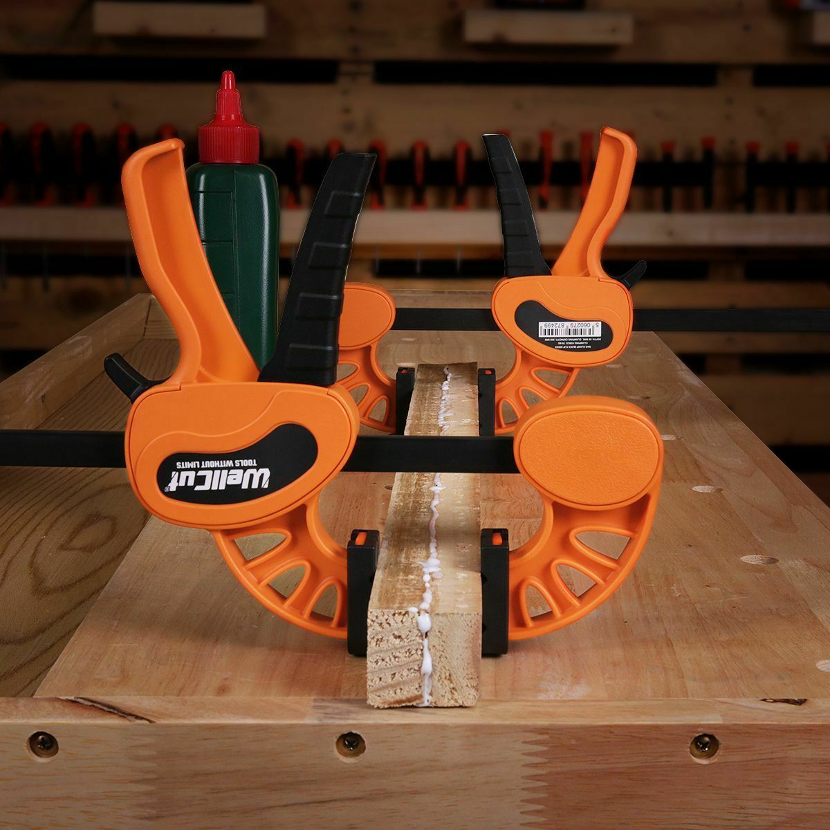 Hand clamps, quick tightening, 60x300mm, clamping force 70kg 2pcs WellCut WC-2QF630