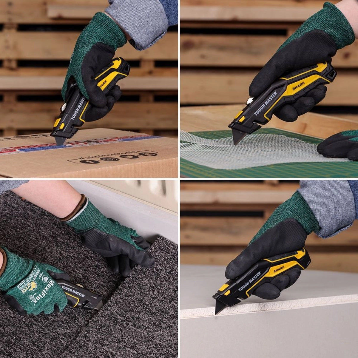 Trapecinis peilis su keičiama geležte +4 geležtės Tough Master UTK184