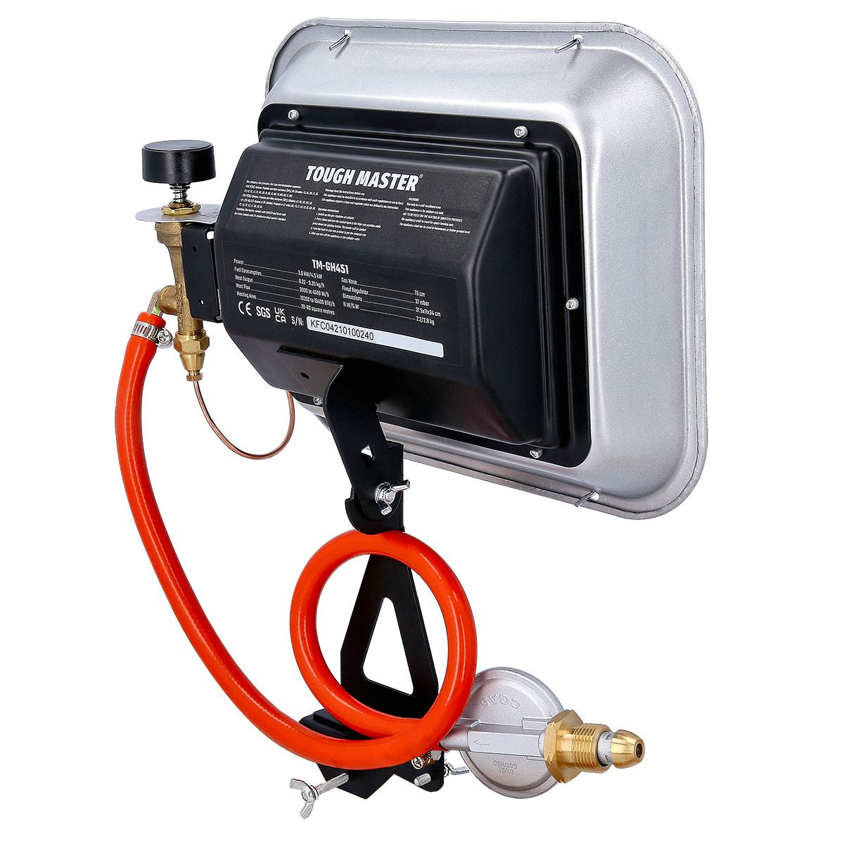 Dujinis šildytuvas 4,5 kw Montuojamas Ant Baliono Tough Master