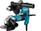 Makita DK0050X1 Impact Drill HP1631 + Angle Grinder GA5030R, Drill Bits + Grinding Wheels, Case
