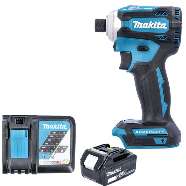 Makita DTD154Z 18V LXT Li-Ion Brushless Cordless Impact Driver With 3.0Ah Battery and Charger
