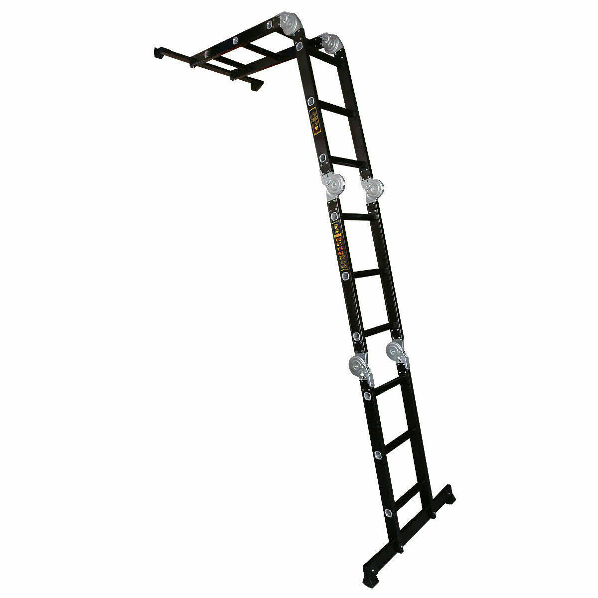 Aliuminės sulankstomos daugiafunkcinės kopėčios  340cm 3,4m Tough Master ML-103C