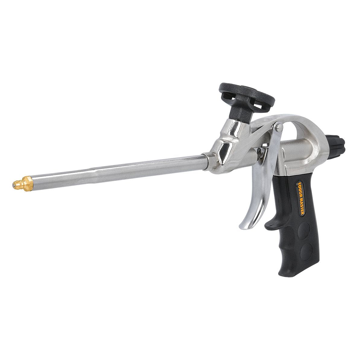 Montažinių putų pistoletas  Tough Master TM-FG6CR komplektuojamas su papildomais antgaliais