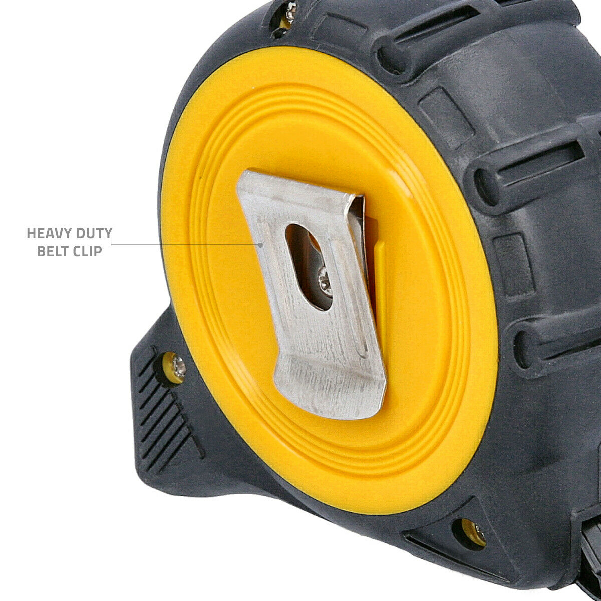 Roulette, meter, 5 meters long. Tough Master UPT-TAPE-5 with rubber abs body