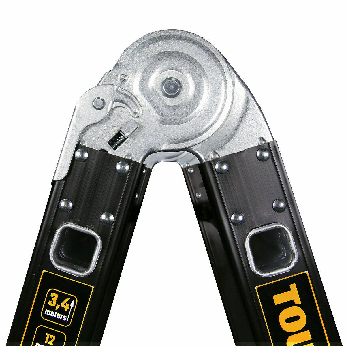 Aliuminės sulankstomos daugiafunkcinės kopėčios  340cm 3,4m Tough Master ML-103C