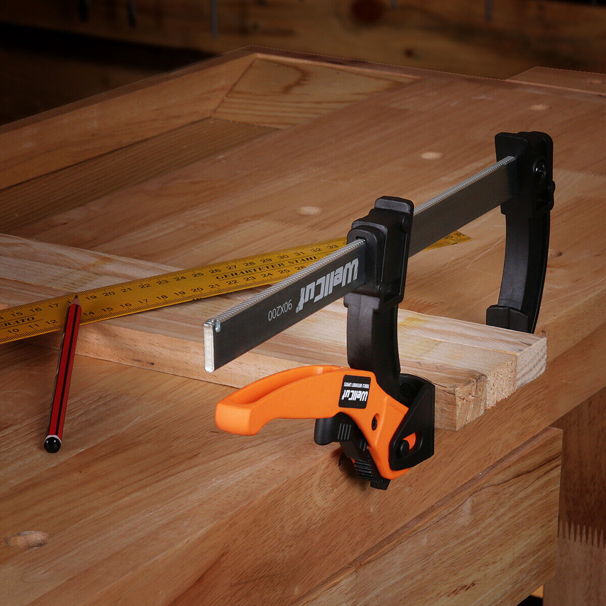 Lever clamps 90x200 clamping force 70kg WellCut WC-LF920