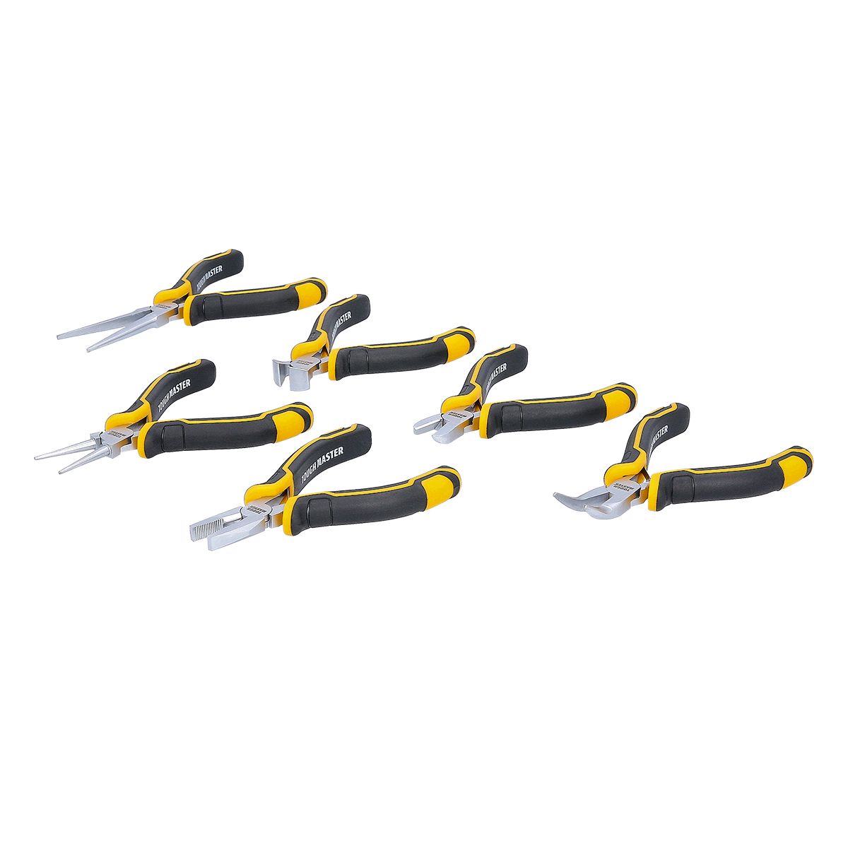 TOUGH MASTER® mini replės Juvelyrinių replės Minkšta rankena Snap Ring replės - 6 dalys (TM-PS6M)