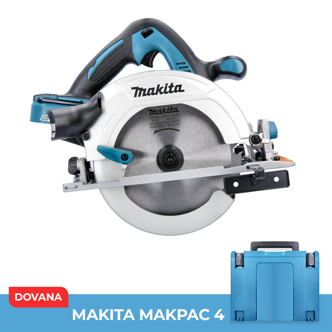 Makita DHS710z akumuliatorinis diskinis pjūklas + makpac nr4 dovanų