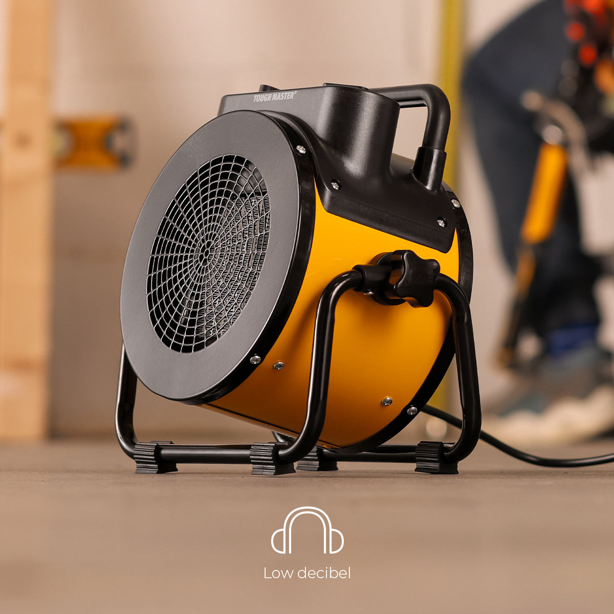 2kw Keramikinis elektrinis šildytuvas dirbtuvėms ir namams Tough Master TM-CFH201N