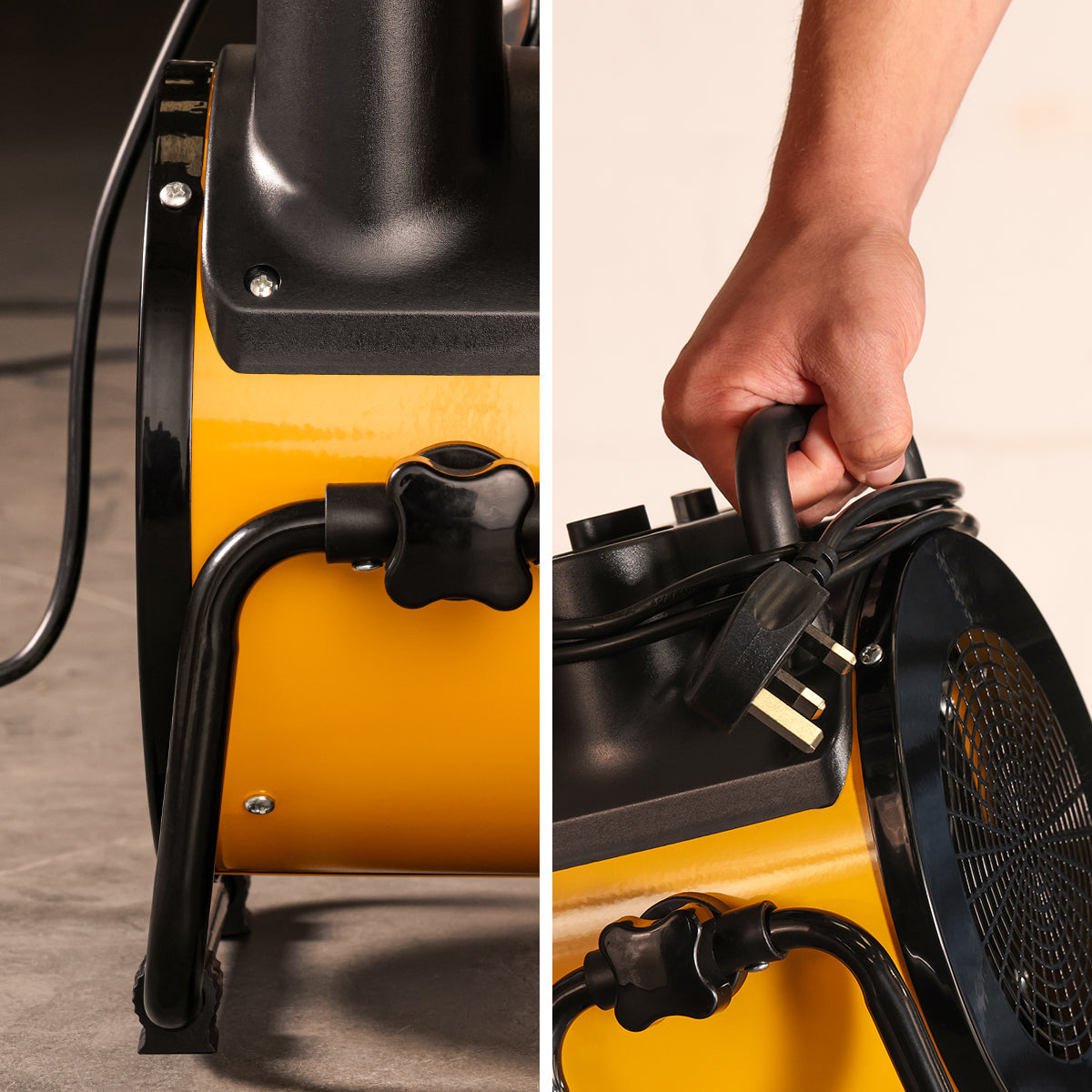 2kw Keramikinis elektrinis šildytuvas dirbtuvėms ir namams Tough Master TM-CFH201N