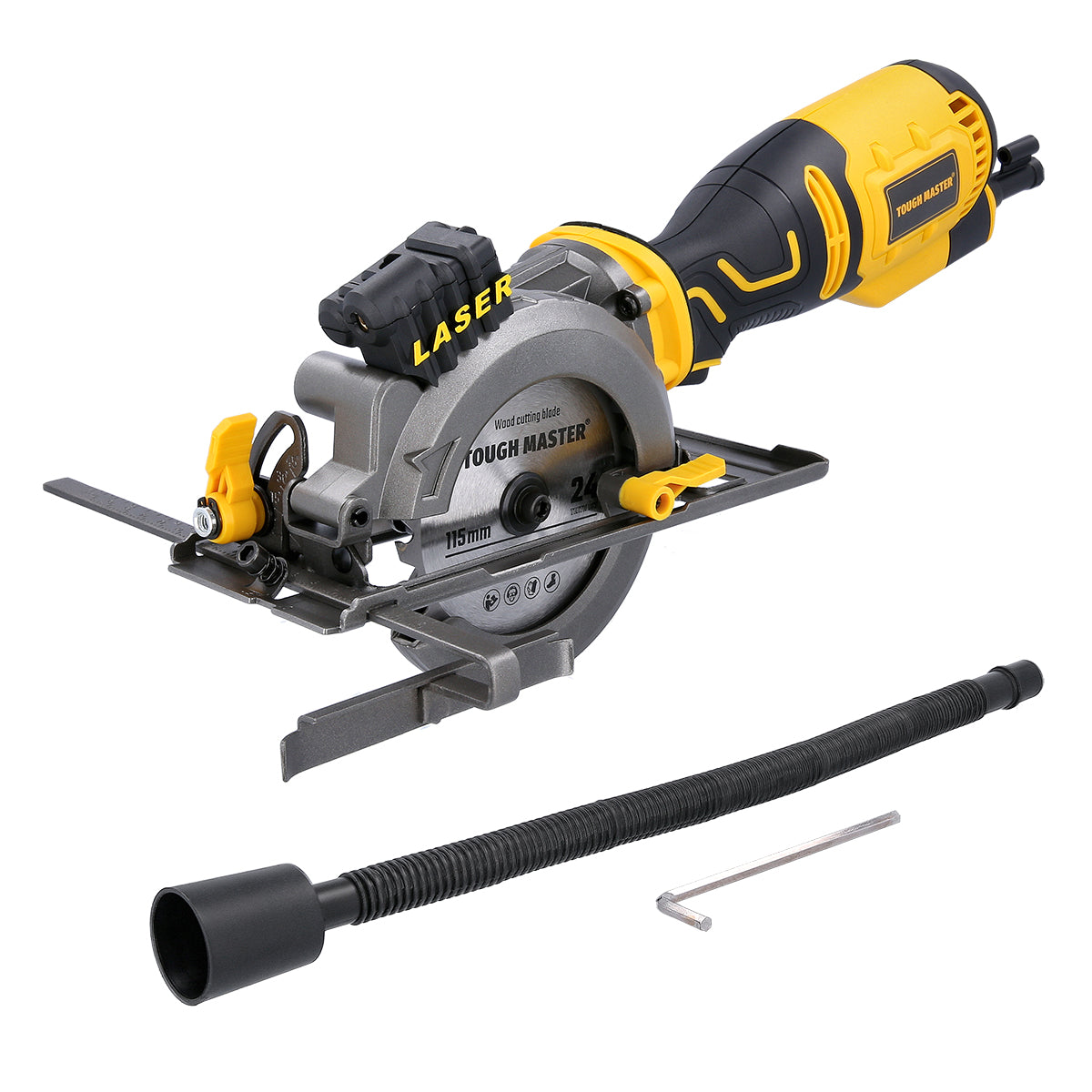 Mini circular saw 705 W, laser guide, 3500 rpm TOUGH MASTER TM-MCS115