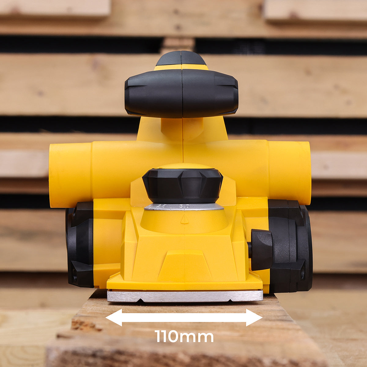 110mm elektrinis oblius, keičiamais ašmenimis, dvigubi peiliai 1kW Tough Master TM-PL113