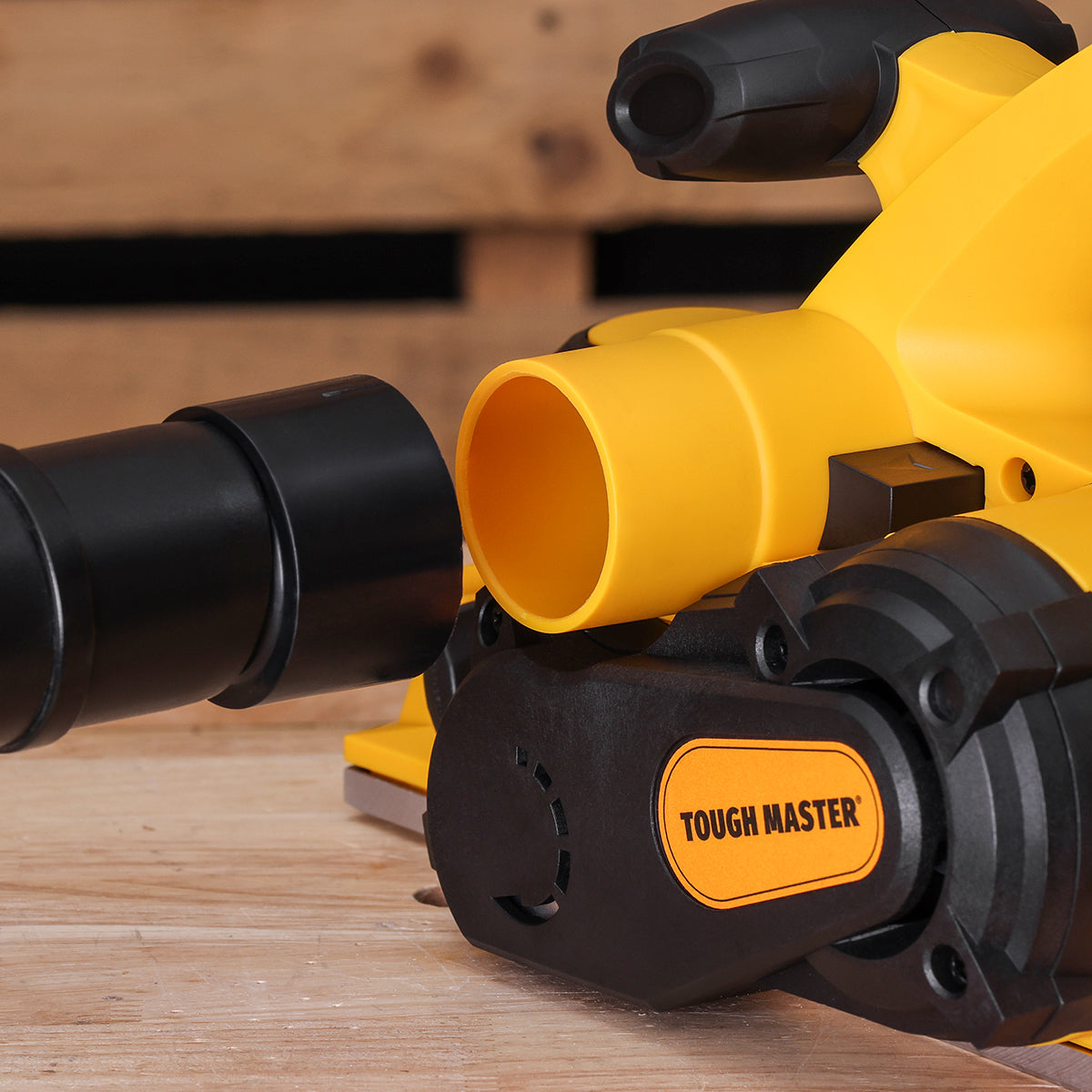 110mm elektrinis oblius, keičiamais ašmenimis, dvigubi peiliai 1kW Tough Master TM-PL113