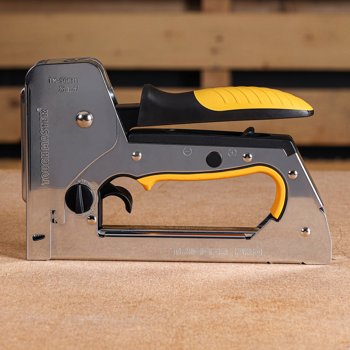 Staple gun with staples Reusable Furniture Upholstery Heavy Duty Staple Stapler 3in1 Tough Master TM-SGC31T