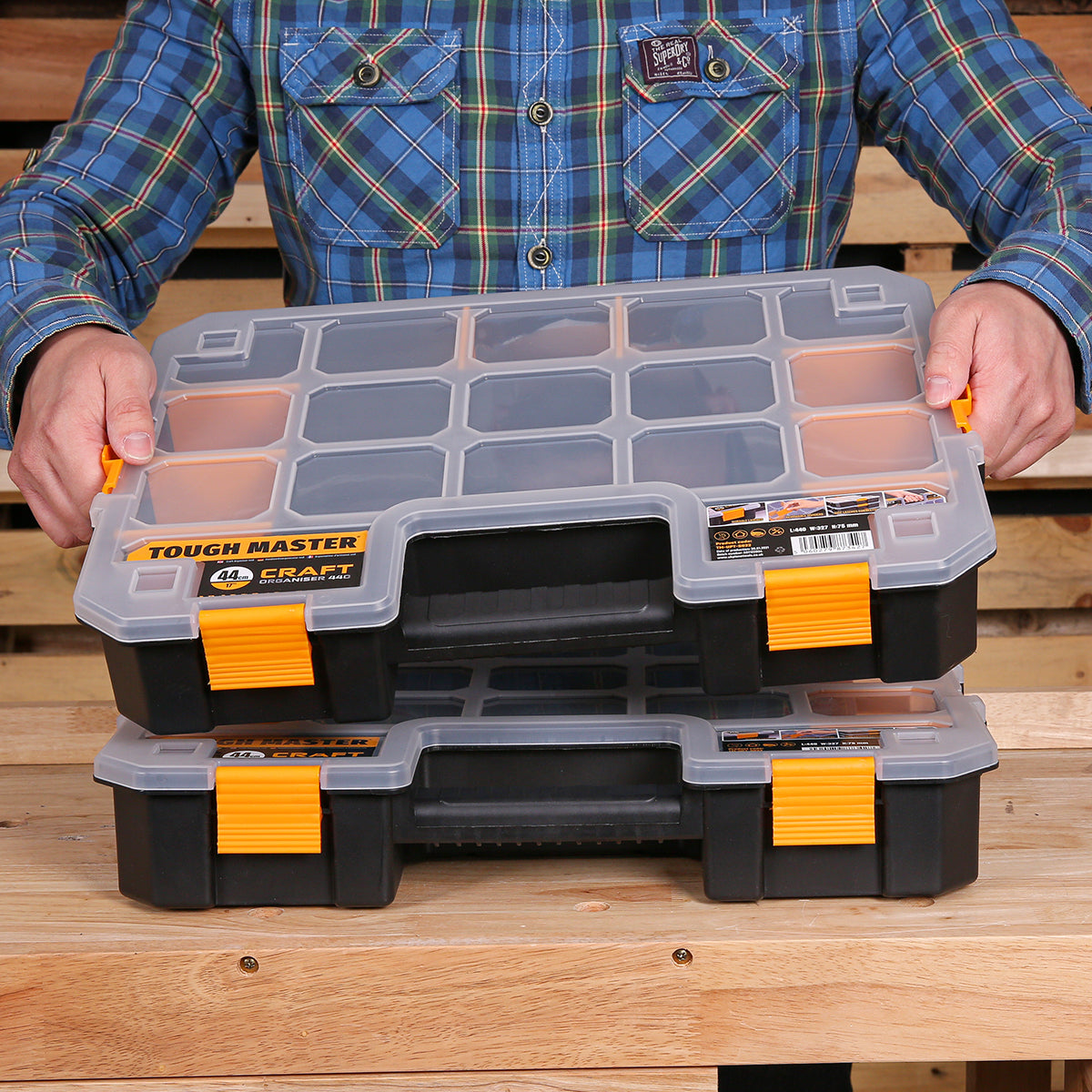 Daiktadėžė, lagaminas smulkiems daiktams, organaizeris Tough Master TM-UPT-5022