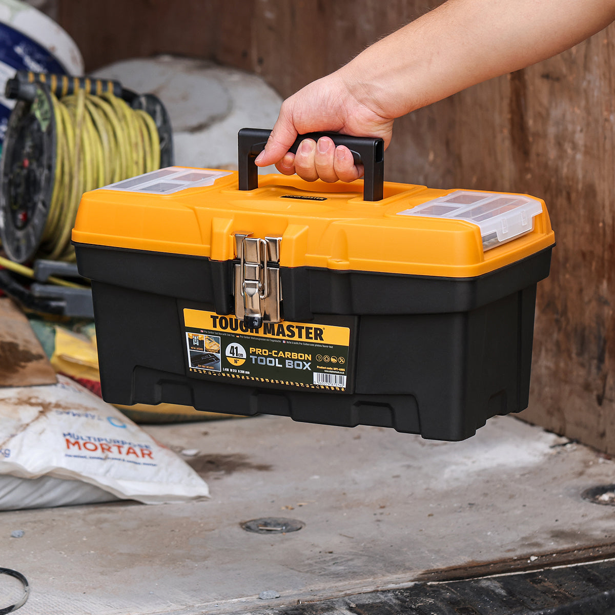 Nešiojama įrankių dėžė, lagaminas 9litrų talpos Tough Master UPT-4005