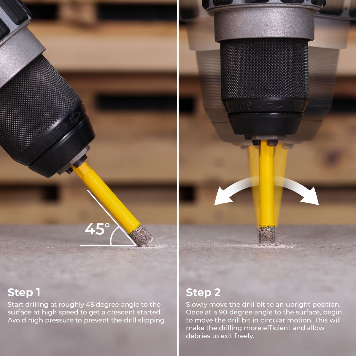 Diamond drill set 5,6,8,10,12mm Tough Master TM-DDK5