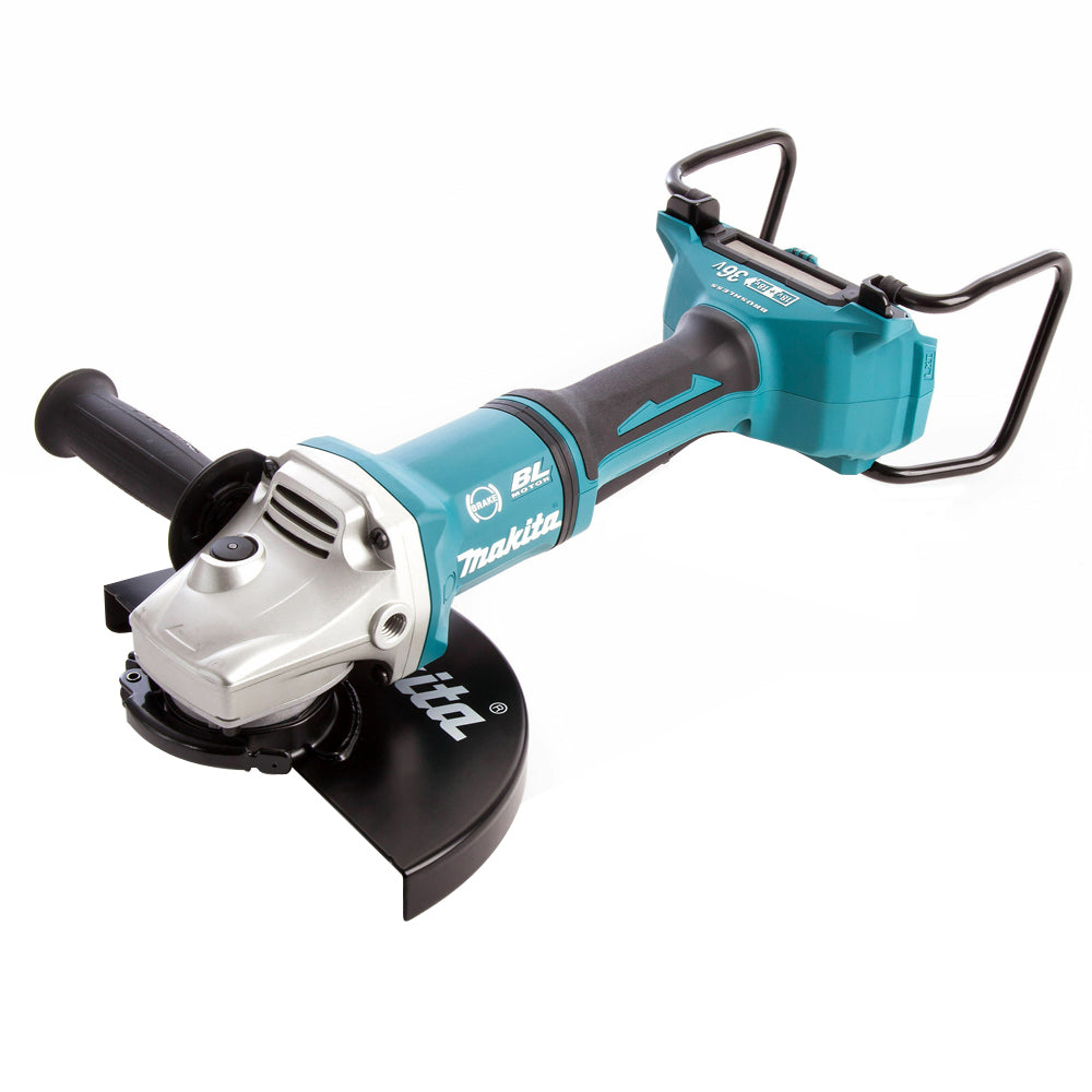 Makita DGA900Z 18v / 36v Cordless Brushless 230mm 9" Angle Grinder Paddle Switch Bare Unit