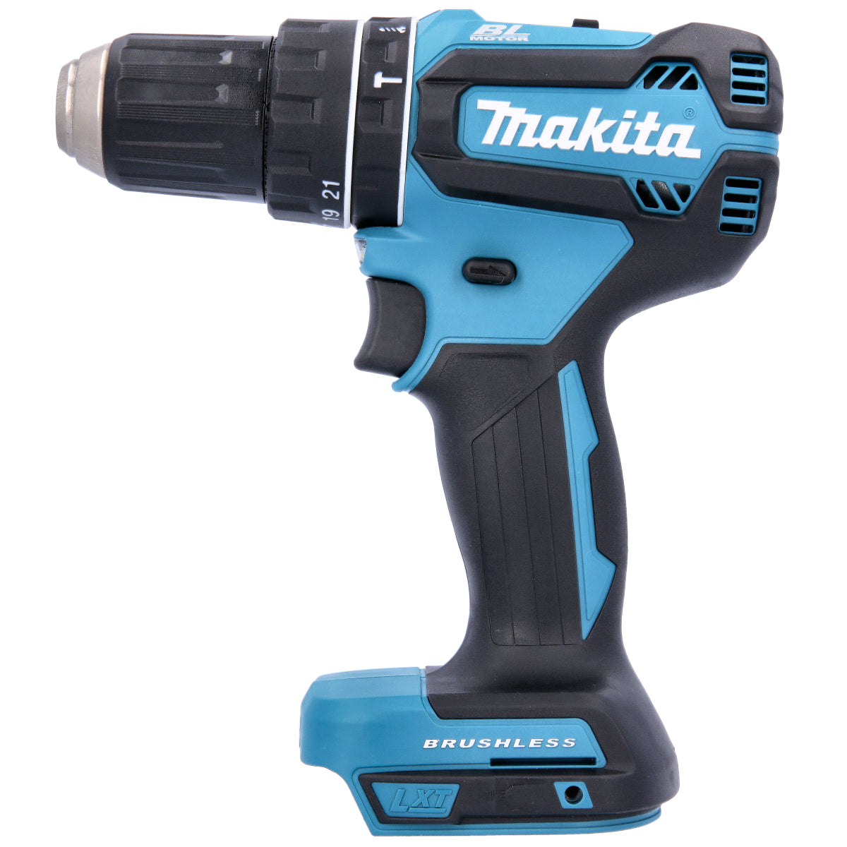 Makita DHP485RTJ 18V LXT Cordless Brushless Combi Drill With 2 x 5.0Ah Batteries, Charger & Case