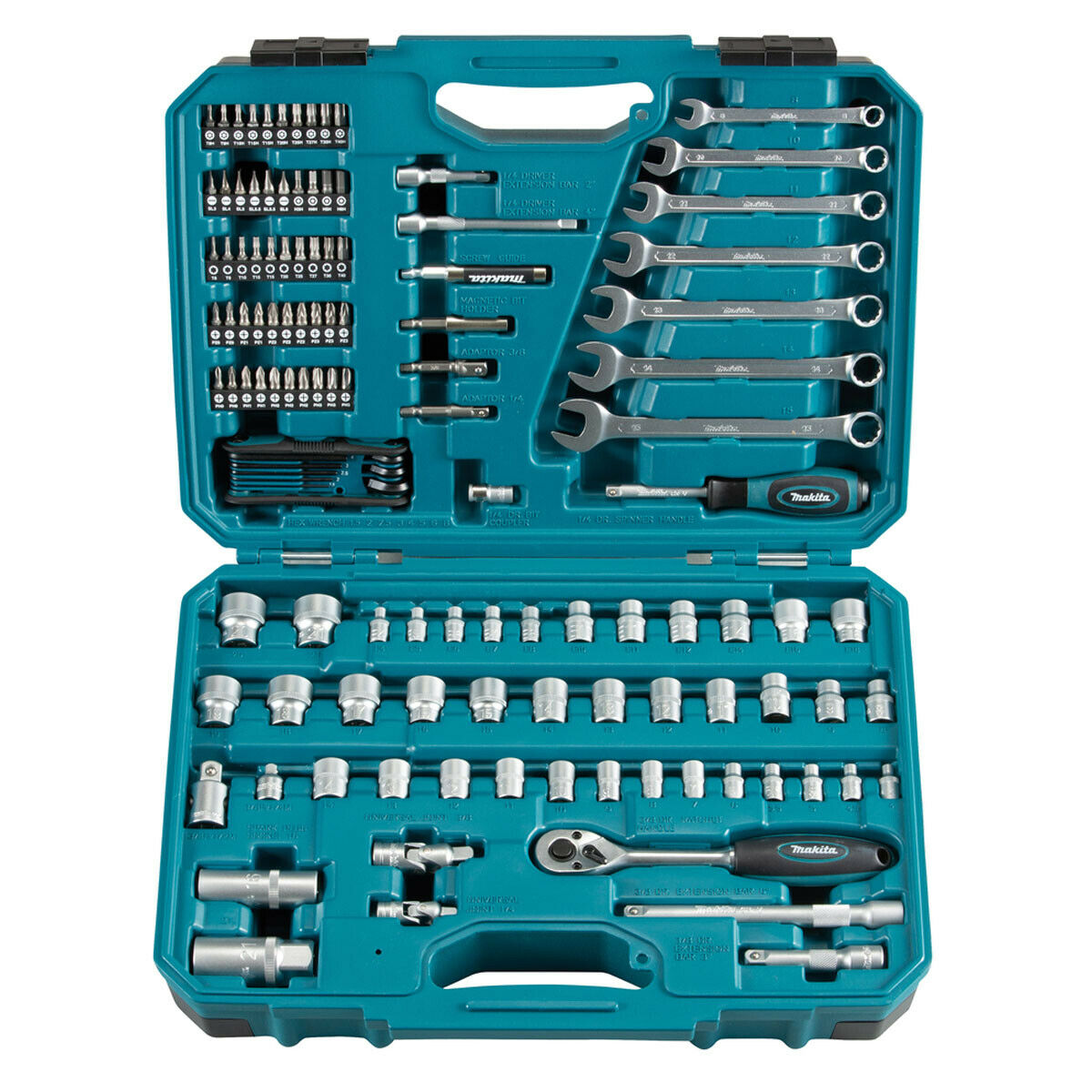 Makita hand tool set 120 parts E-06616
