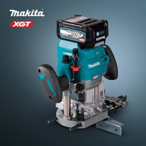 Naujasis Makita Akumuliatorinis XGT  frezeris RP001G