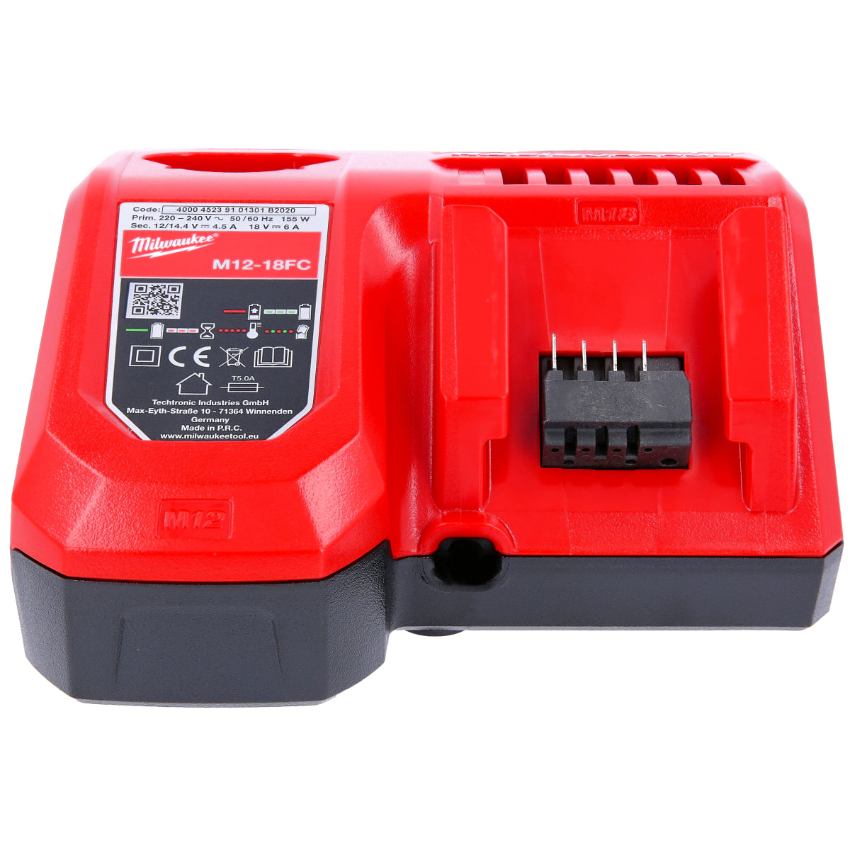 Milwaukee M12-18FC Greitas Akumuliatorių Kroviklis