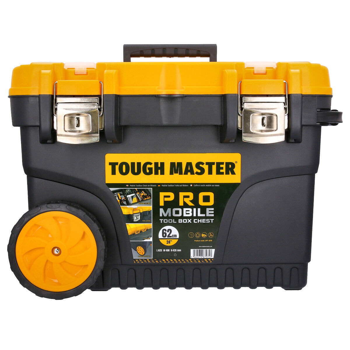 Toolbox on wheels, lockable Tough Master UPT-2010