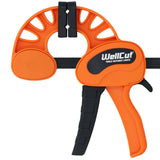 Hand clamps, quick tightening, 60x150mm, clamping force 70kg WellCut WC-QF615