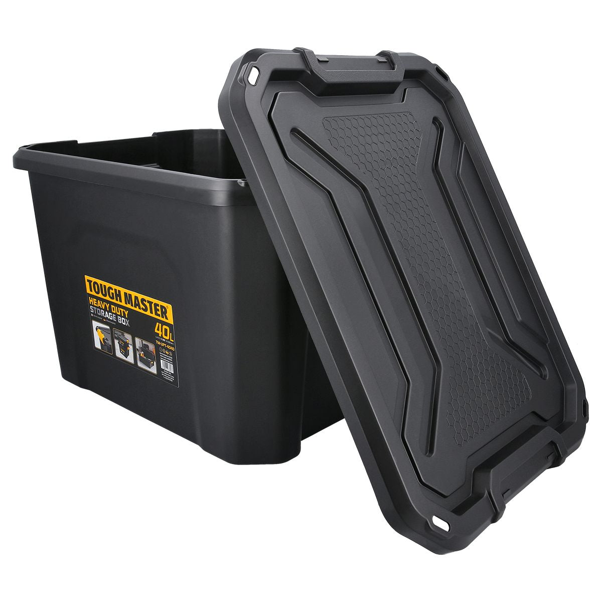 Plastic storage box, box for storage, 40l Tough Master® TM-UPT-4040