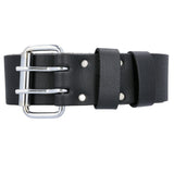 Work belt, leather, two buckles, tight tightening Tough Master TM-40LB