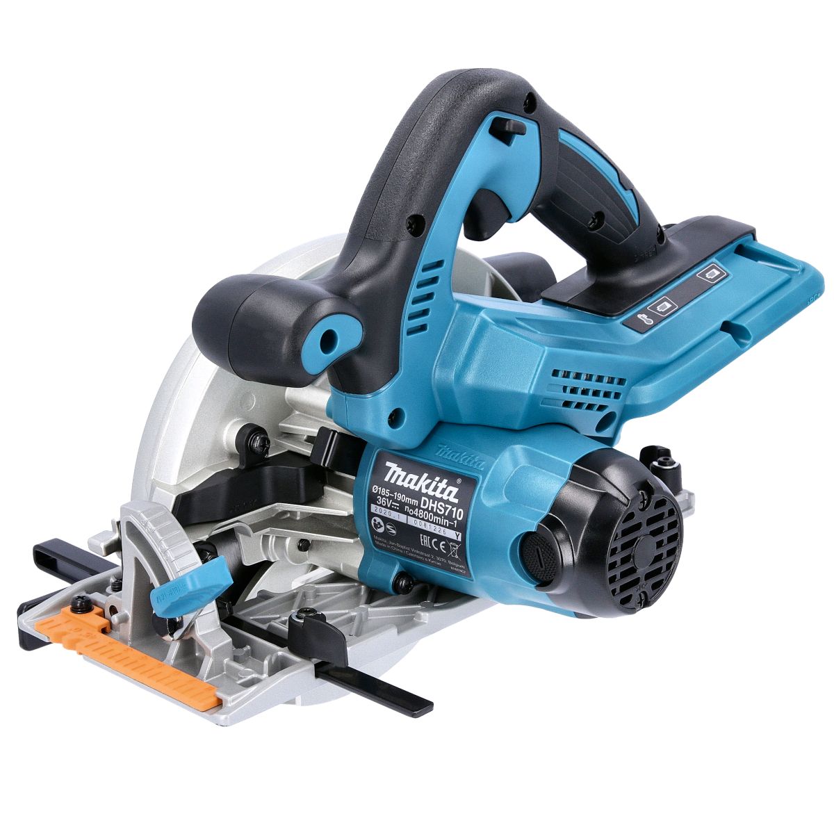 Makita akumuliatorinis diskinis pjūklas 190mm 18/36v DHS710Z su Makpac 4 dėže