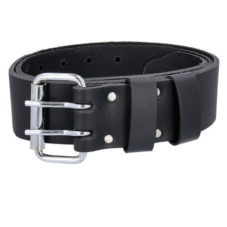 Work belt, leather, two buckles, tight tightening Tough Master TM-40LB