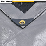 Reinforced garden Tarpaulin, tarpaulin 210gsm±3% Tough Master in various sizes from 2 to 15m 