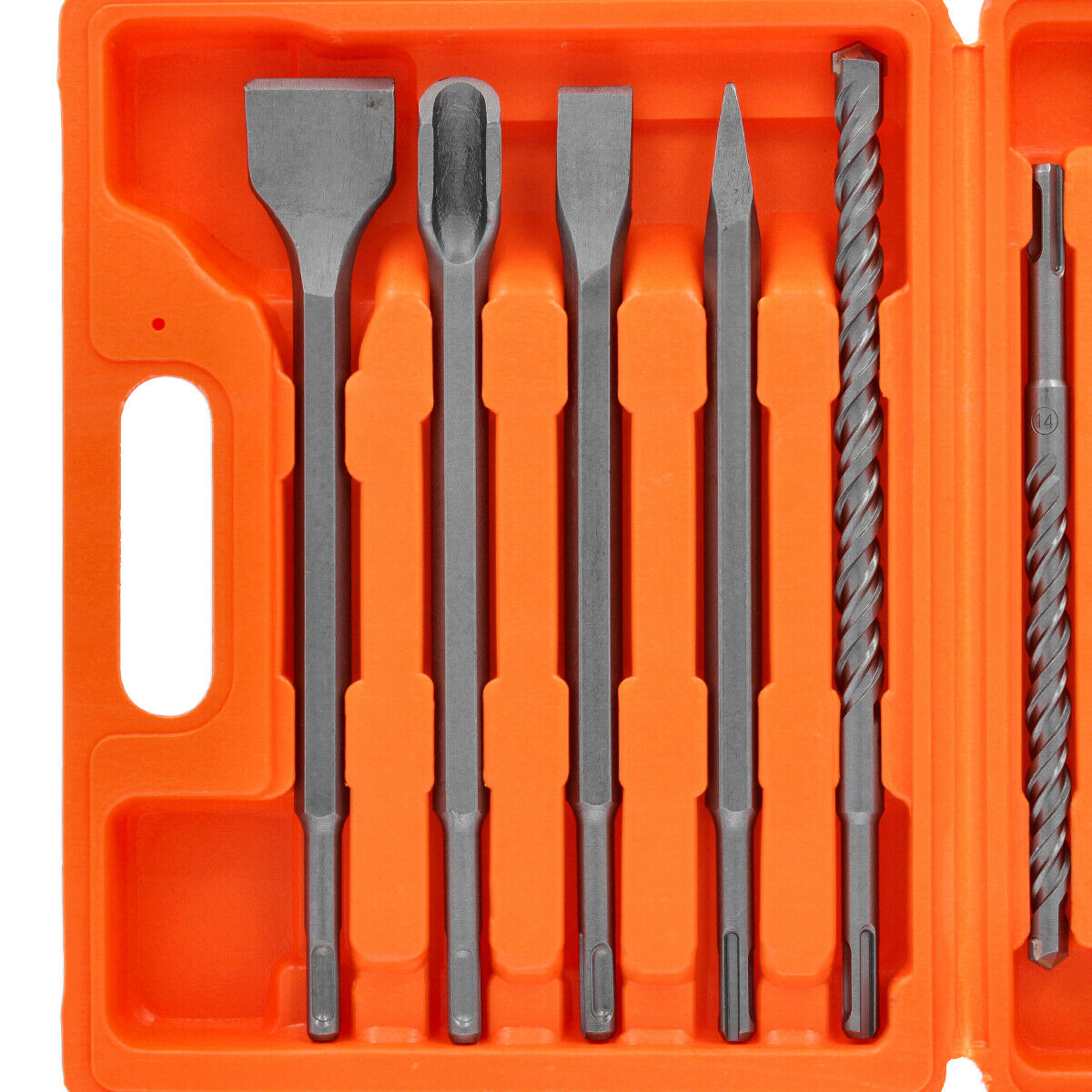 SDS drill and chisel set 17 pieces WellCut WC-SDS17