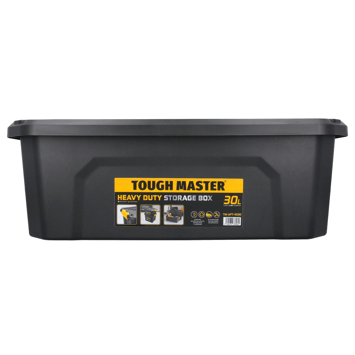 Plastic storage box, box for storage, 30l Tough Master TM-UPT-4030