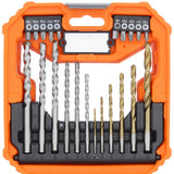 Drill and screwdriver bit set 56 pieces WellCut WC-DB56