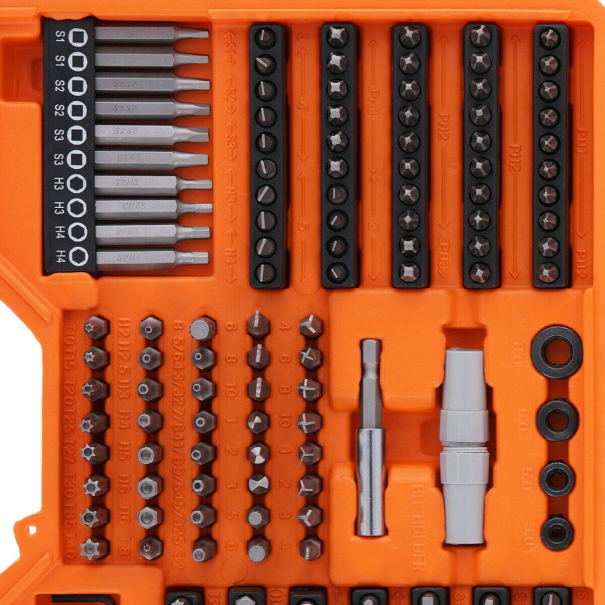 Screwdriver bit and HSS bit set 230 pieces WellCut WC-DB230U