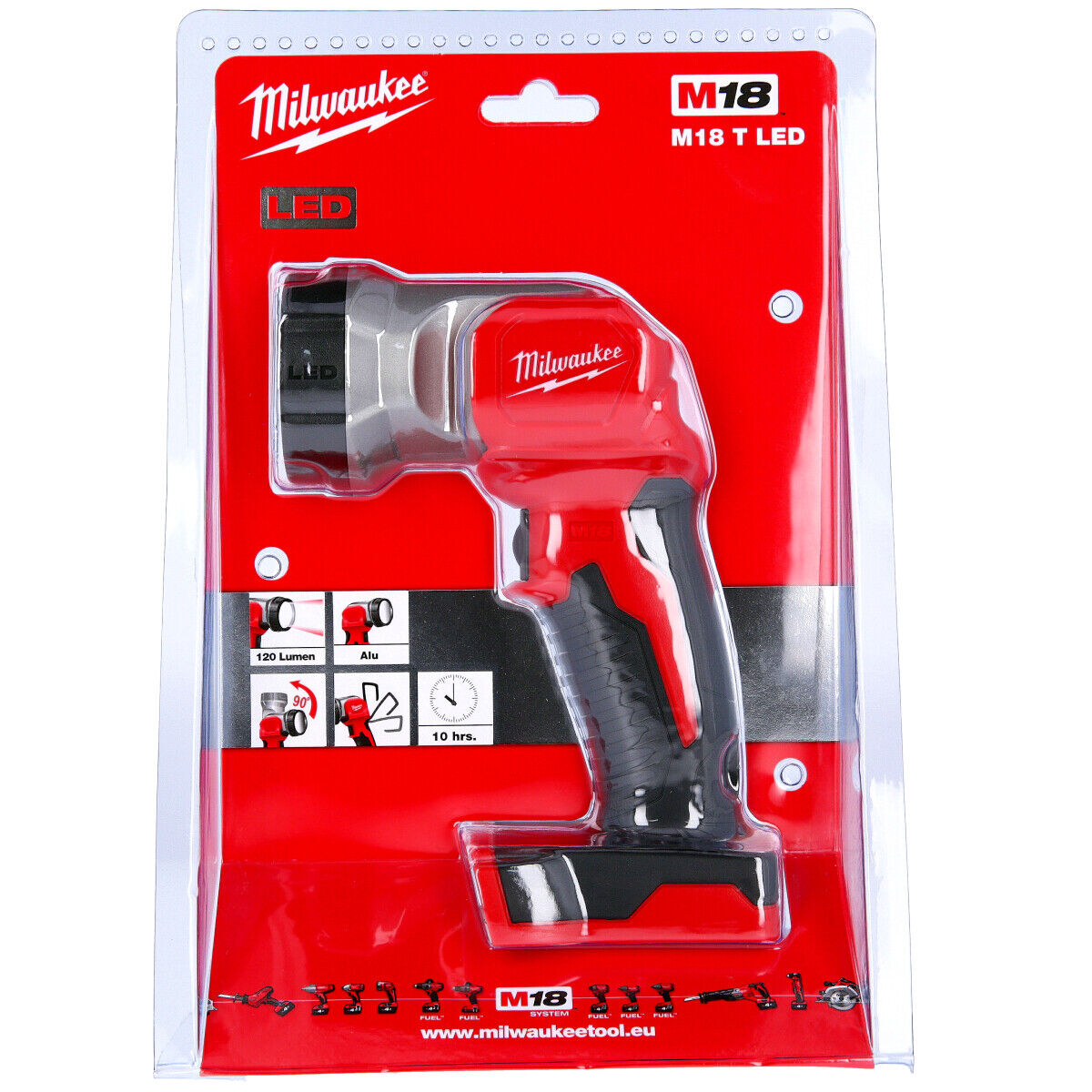 Milwaukee M18TLED-0 M18 LED Spotlight Without Battery 18V Cordless Li-Ion