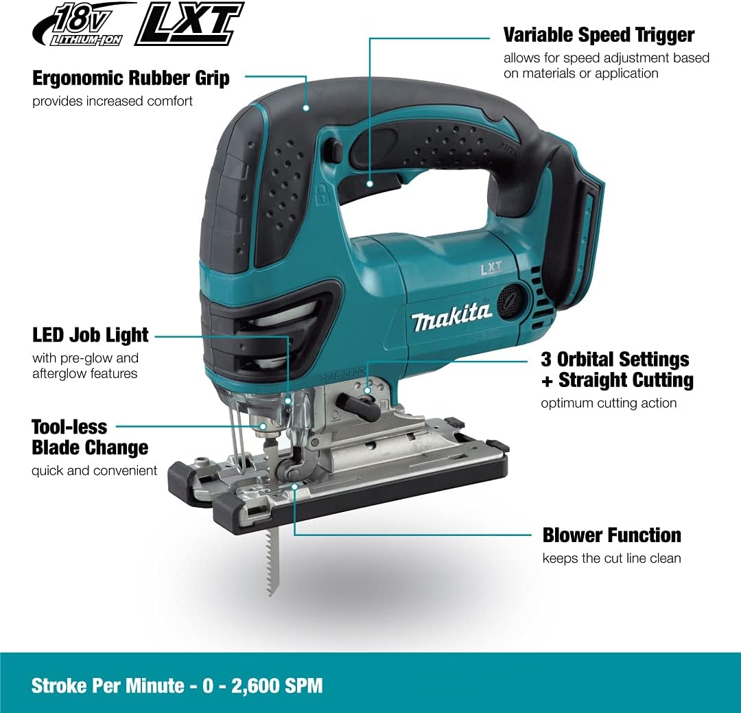 Makita DJV180Z 18V Akumuliatorinis siaurapjūklis