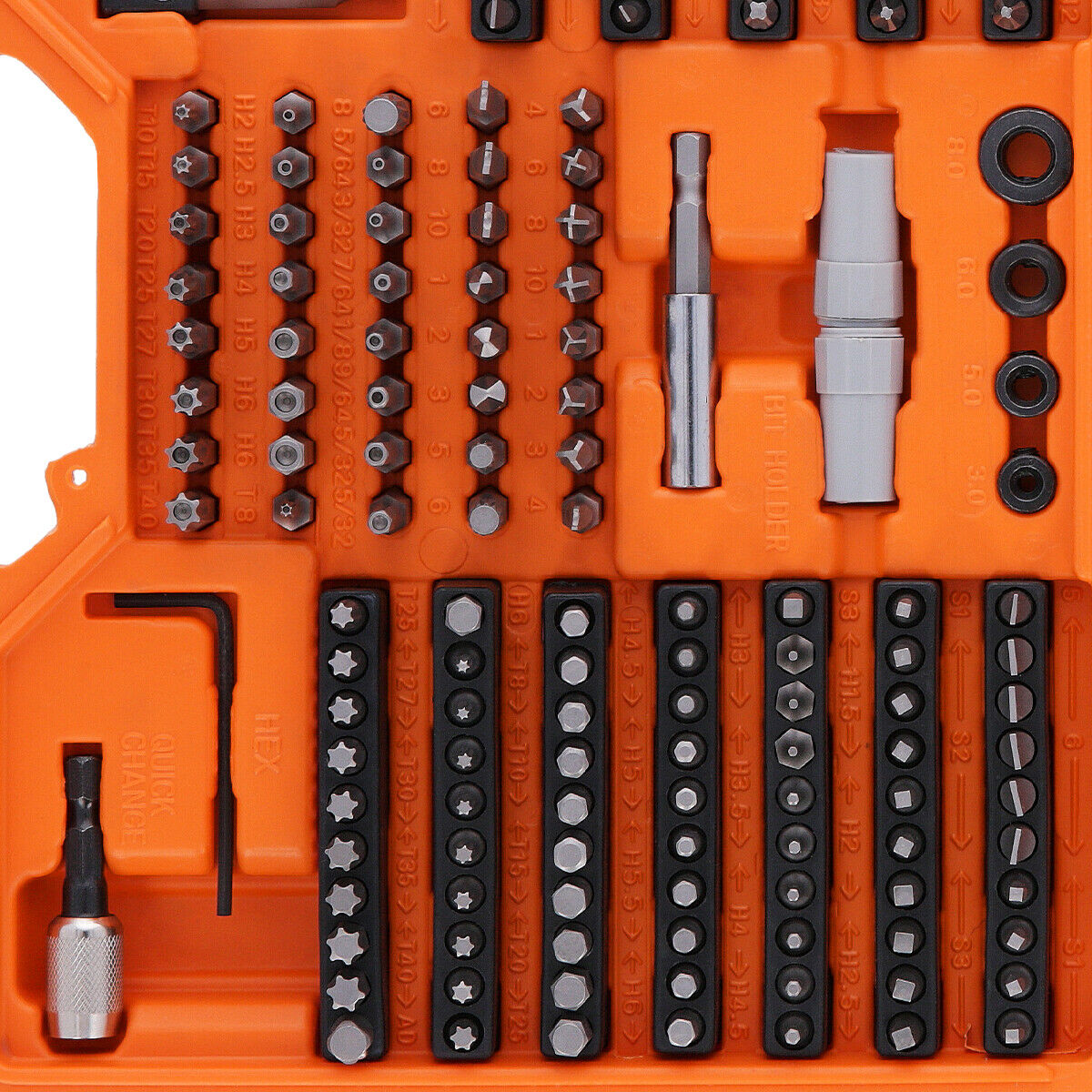 Screwdriver bit and HSS bit set 230 pieces WellCut WC-DB230U