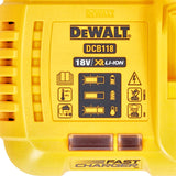 DeWalt greito įkrovimo įkroviklis, DCB118 XR 18v / 54v Flexvolt