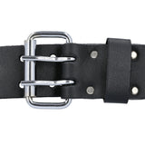 Work belt, leather, two buckles, tight tightening Tough Master TM-40LB