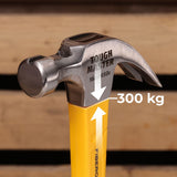 Hammer with steel head, magnetic, fiberglass handle Tough Master TM-CCH16FM