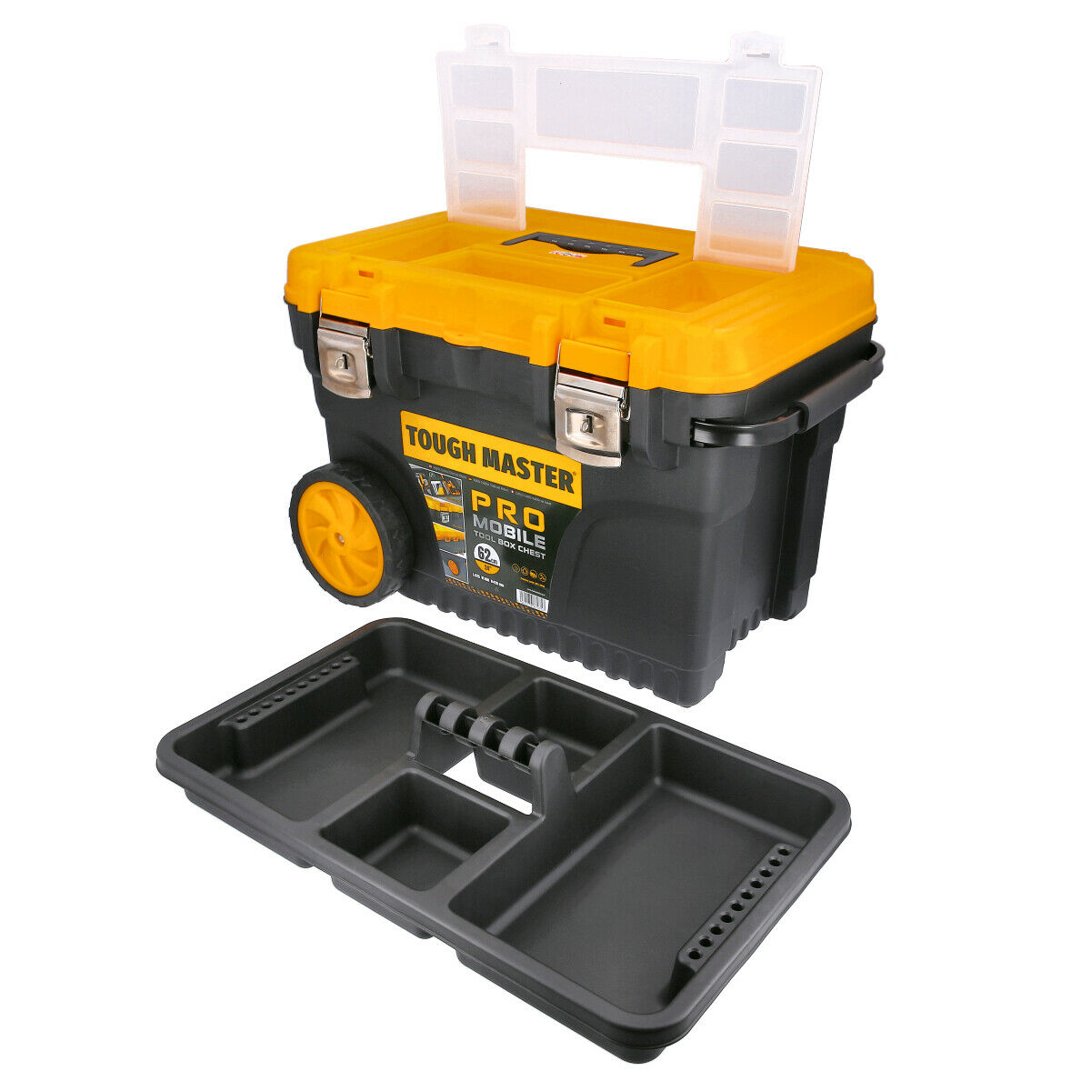 Toolbox on wheels, lockable Tough Master UPT-2010