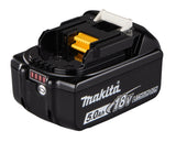 Makita BL1850B 5ah 18v battery with charge level lights