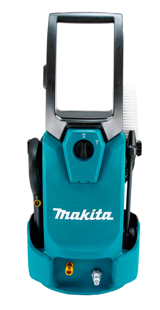 Makita HW1200 - Galingas Aukšto Slėgio Plovimo Įrenginys su antgaliais ir šampunu