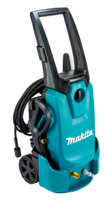 Makita HW1200 - Galingas Aukšto Slėgio Plovimo Įrenginys su antgaliais ir šampunu