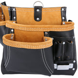 Waist Tool Belt, 11 Pockets, Leather Tough Master TM-063LP