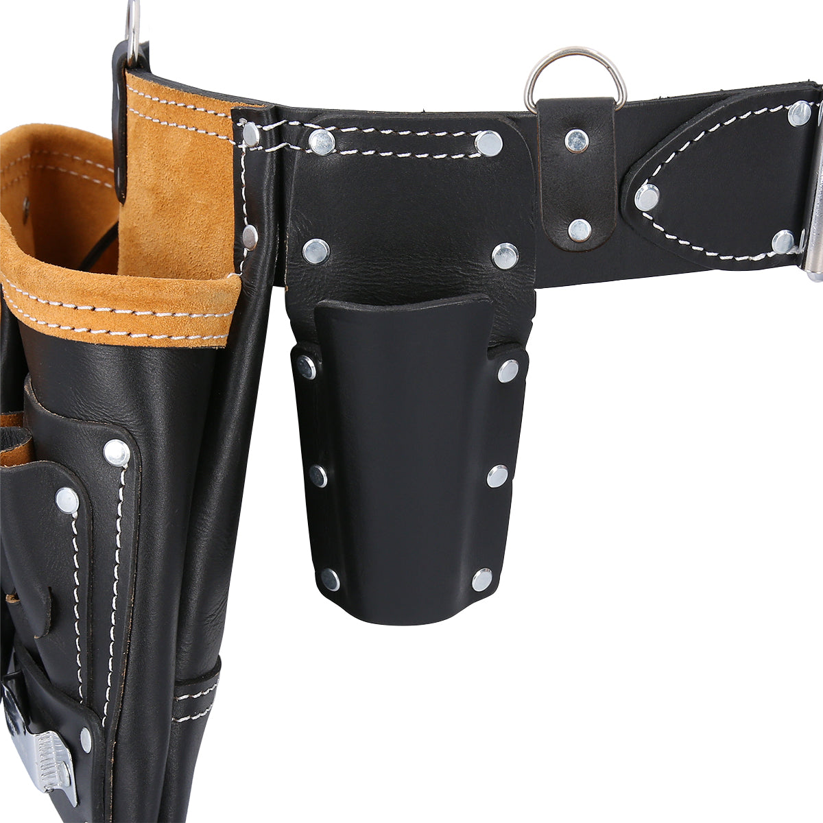 Waist Tool Belt, 11 Pockets, Leather Tough Master TM-063LP