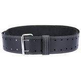 Work belt, leather, double buckle 151cm x 3mm Tough Master TM-215LB